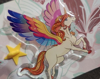 Swift Regenbogen Anstecker aus Acryl