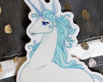 Vinylklistermärket "The Last Unicorn"