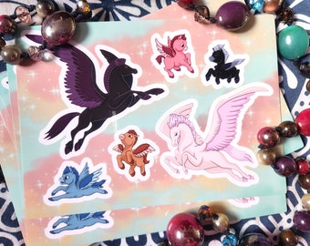 Pegasus vinylklistermärkesark