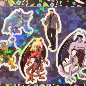 Gargoyles Clan 90's Sticker Sheet - Etsy