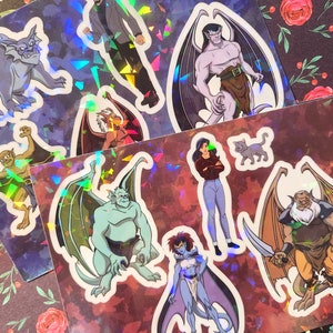 Gargoyles Clan 90's Sticker Sheet - Etsy