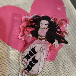 DS girl acrylic pin