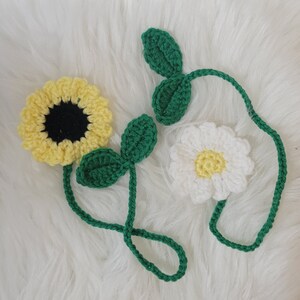 Handemade Crochet Flower Bookmarks