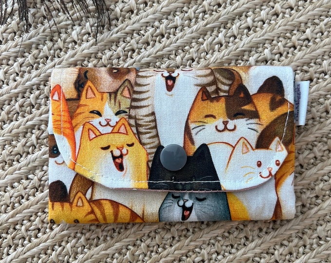 Featured listing image: Card Holder Cat Design
