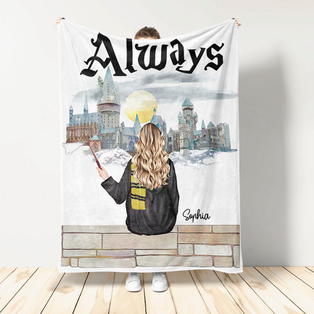 HP Always Blanket Personalized Wizard Blanket Custom Wizard - Etsy