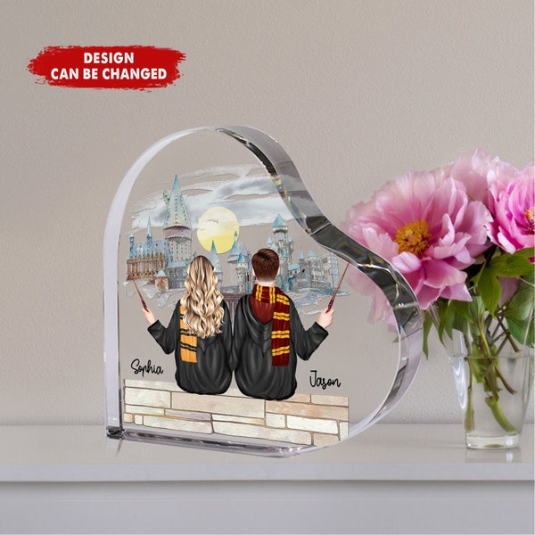 Personalized Couple Acrylic Plaque - Memorial Gift Idea For Couple - I Am A Wife To A Husband With Wings main image 1