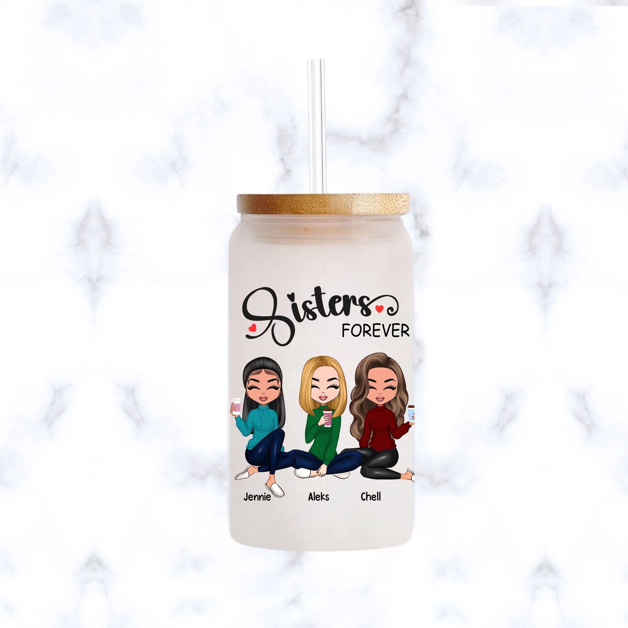 Personalized Little Sister Tumbler for Girls — 28 Collective