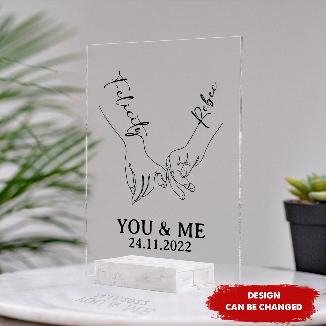 1pc, Cute Gifts For Girlfriends, Girlfriend Birthday Gifts From Boyfriend,  Unique Acrylic Plaque With Love Quotes, Romantic Girlfriend Gift For