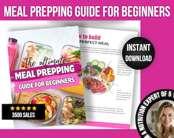 Meal Prepping Guide for Beginners | How to Meal Prep for Weight Loss | Meal Prep Guide PDF