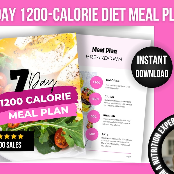 1200-Calorie Meal Plan | Diet Meal Plan | Healthy Meal Plan for Women
