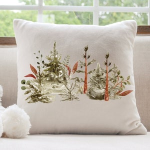 Winter Decorative Pillow, Christmas Decor, Christmas Pillow, Christmas Pillowcase, Winter Cushion, Farmhouse Decor, Noel Gift, Noel Pillow