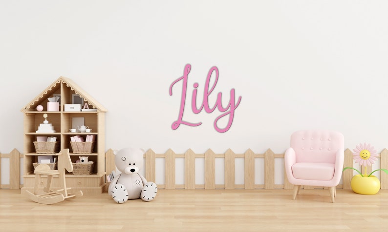 Wooden Name Sign, Custom Name Sign, Nursery Name Sign, Custom Wood Sign, Wooden Letters, Baby Name Sign, Personalized Name Sign, Wood Sign zdjęcie 6