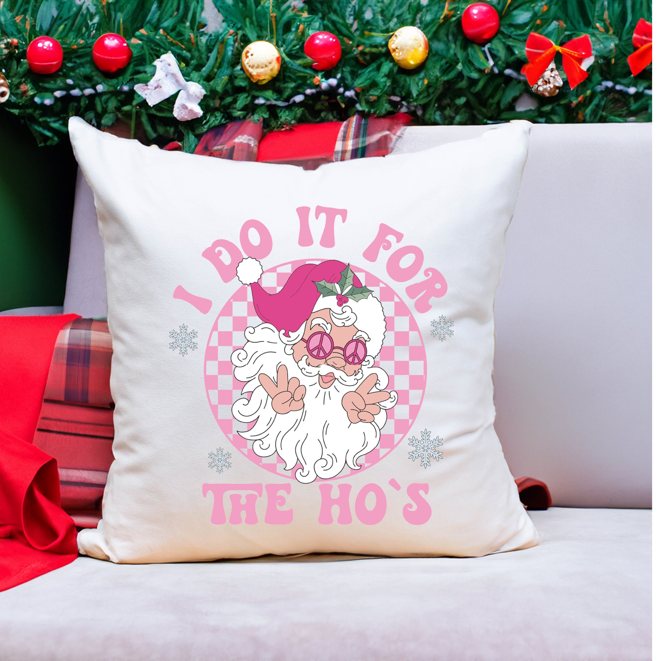 Funny christmas pillows hotsell