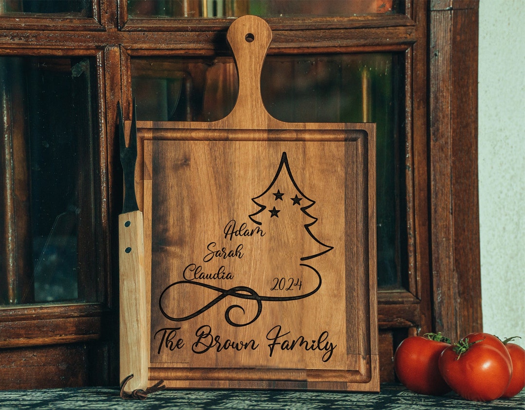 Cutting Board Christmas Tree Cutting Board Christmas Gift Etsy