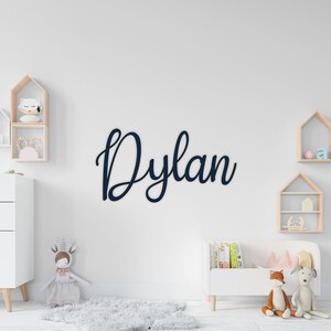 Wooden Name Sign, Custom Name Sign, Nursery Name Sign, Custom Wood Sign, Wooden Letters, Baby Name Sign, Personalized Name Sign, Wood Sign zdjęcie 8