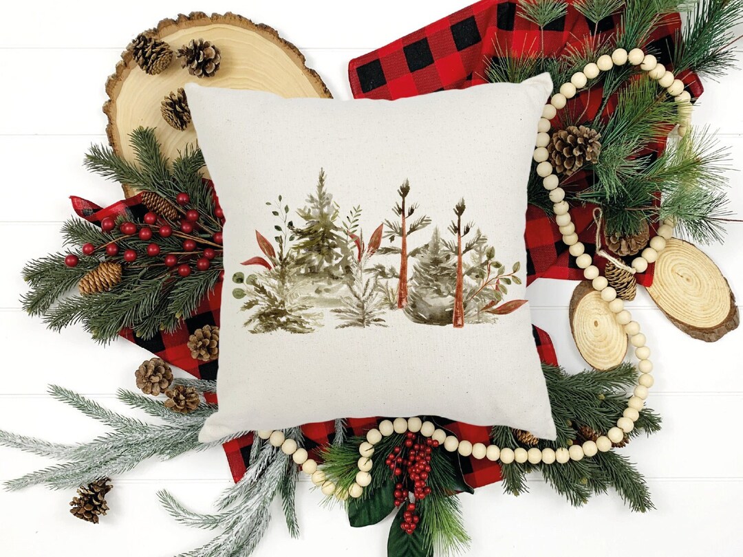 Winter Pillow, Winter Pillow Cover, Winter Cushion, Winter Decor