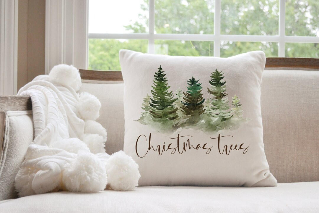 Buy Christmas Pillow, Christmas Tree Pillow, Christmas Pillowcase, New