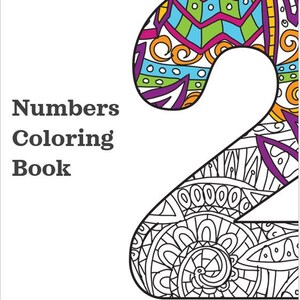 Printable Numbers Coloring Page - Etsy