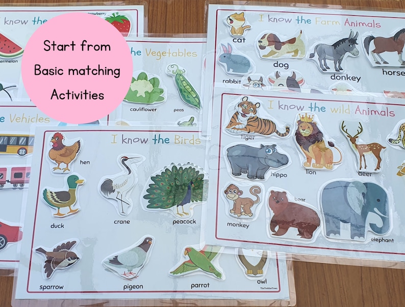 Megapaket med upptagna böcker för småbarn, upptagna böcker för förskola, tyst bok, lärpärm, Montessori upptagna böcker, redigerbar CANVA-mall, hemundervisning bild 8