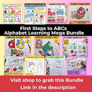 Toddler Busy Book Editable,learning binder,preschool curriculum,Busy Book Activity Worksheets,2 year old busy book,preschool busy binder image 10