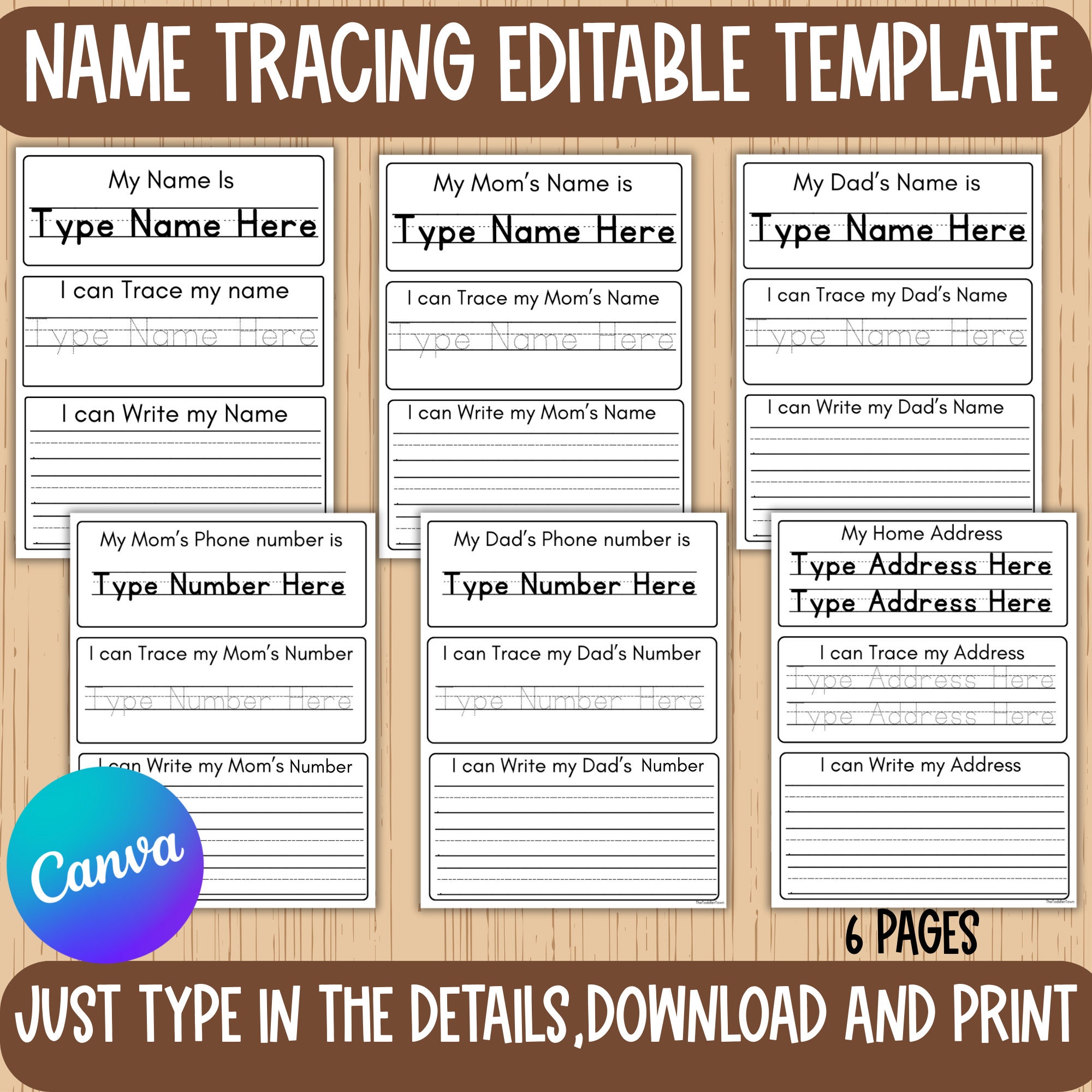 EDITABLE Name Tracing Builder I Can Spell My Name Puzzle First Name Worksheet Personalized Busy Book Homeschool Activity Kids Printables PDF - Etsy for I Can Write My Name Free Printable
