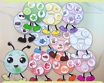 Color Matching Caterpillar Activity | Preschool Curriculum (PDF)