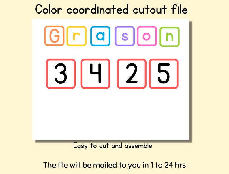 Toddler Busy Book Name Mat Learn to Spell Name for Etsy