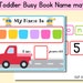 Toddler Busy Book Name Mat, Learn to Spell Name for Preschooler,custom ...