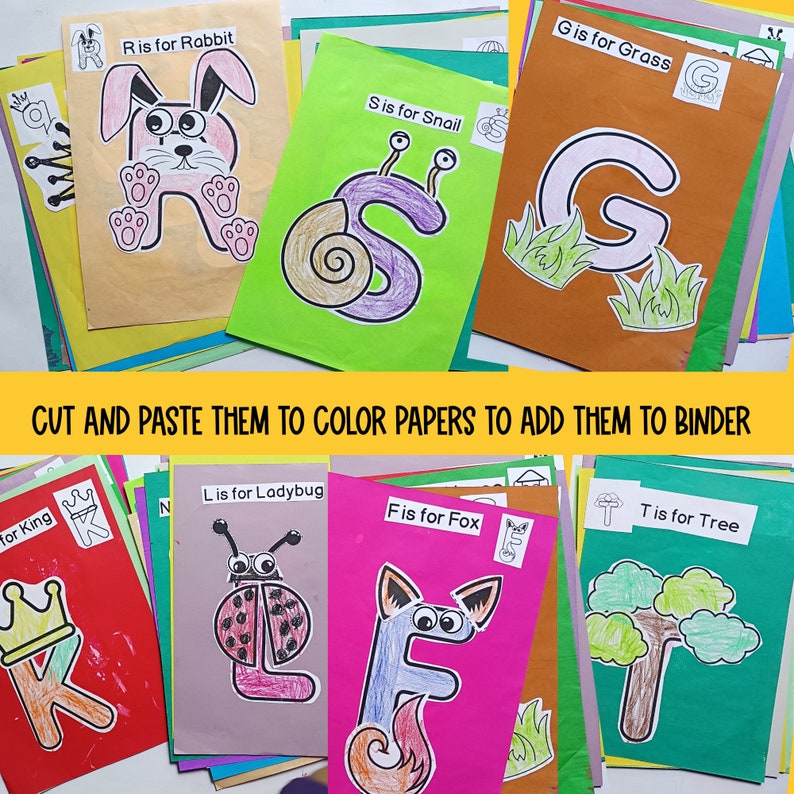 Puede incluir: Un conjunto de tarjetas de alfabeto coloridas con letras e ilustraciones de animales y objetos. Cada tarjeta tiene una letra, la palabra para la letra y una imagen del animal u objeto correspondiente. Las tarjetas est&aacute;n dise&ntilde;adas para ni&ntilde;os que aprenden su ABC.