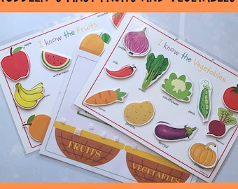 Lesprogramma voor voorschoolse activiteiten, sorteren van groenten en fruit, activiteiten voor peuters, stille boeken, werkbladen voor kleuters, hulpmiddelen voor thuisonderwijs