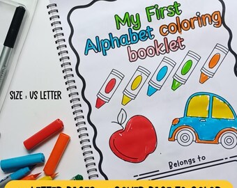 Alphabet Coloring Pages , Preschool Coloring Pages , Alphabet Printable , Letter Coloring Worksheets ,ABC Activity,| Toddler & Kindergarten