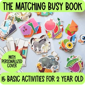 Busy Book Printable Toddler Activities Montessori Homeschool Resources Preschool Pre-K Kids Learning Materials