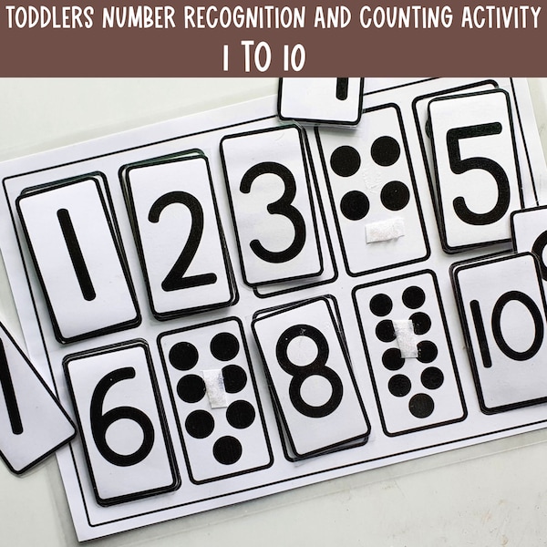 learn numbers counting,1 to 10'Educational Preschool Printable, Kids Activity, Homeschool Game, Educational, Kindergarten, Tot School