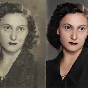 Old Photo Restoration Service! Colorize Image, Improve Quality, Restore Old Picture, Vintage Photo Editing, Blur Remove, Fix Photos

Old family photo repaired and restored with advanced picture restoration tools and Photoshop expert editing. We improve photo repair by removing scratches, restoring lost contrast, and enlarging small photo prints for future-safe memory preservation of valuable family heritage.