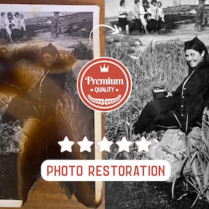 Expert Photo Restoration Service! Colorize Image, Restore Old Picture, Vintage Photo Editing, Fix Blur, Improve Quality