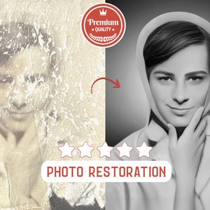 Old Photo Restoration Service! Colorize Image, Improve Quality, Restore Old Picture, Vintage Photo Editing, Blur Remove, Fix Photos

This photo restoration project uses high-end photo retouching to repair family photos and improve photo repair outcomes. Ideal for anyone looking to fix old photo or enlarge small photo, preserving historical images through memory preservation and expert image restoration services.