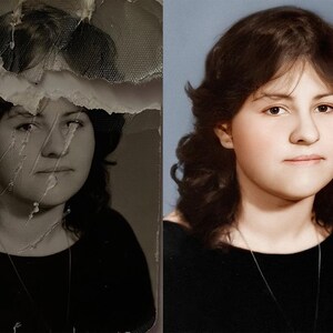 Best Photo Restoration Service! Repair Family Photos, Enlarge Small Photo, Picture Restoration, Photo Repair Damage, Fix Old Photo

Antique photo featuring a family gathering is fixed using top-tier photo restoration techniques. With expert photo retouching and old photo repair services, this image undergoes a full transformation to preserve details, correct damage, and support long-term memory preservation needs.