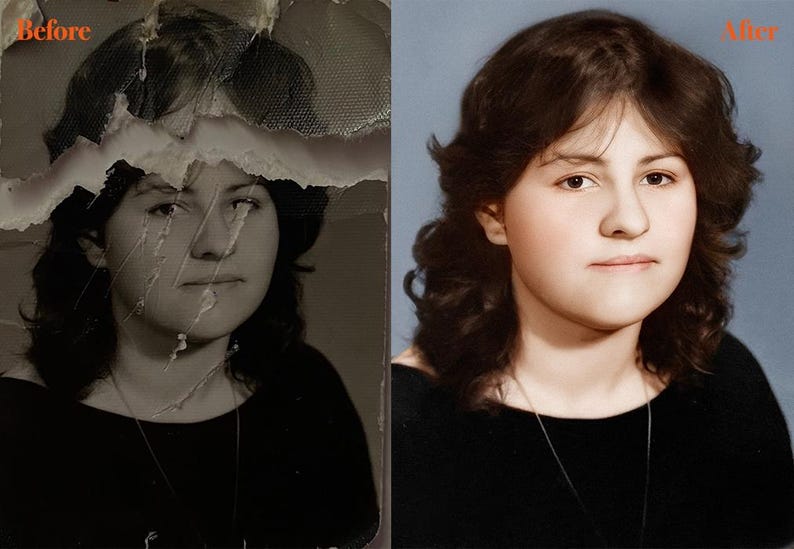 Best Photo Restoration Service! Repair Family Photos, Enlarge Small Photo, Picture Restoration, Photo Repair Damage, Fix Old Photo

Antique photo featuring a family gathering is fixed using top-tier photo restoration techniques. With expert photo retouching and old photo repair services, this image undergoes a full transformation to preserve details, correct damage, and support long-term memory preservation needs.