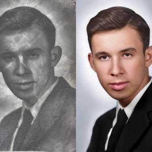 Best Photo Restoration Service! Colorize Image, Improve Quality, Restore Old Picture, Vintage Photo Editing, Fix Blur, Repair Damaged Photo

This photo restoration project uses high-end photo retouching to repair family photos and improve photo repair outcomes. Ideal for anyone looking to fix old photo or enlarge small photo, preserving historical images through memory preservation and expert image restoration services.