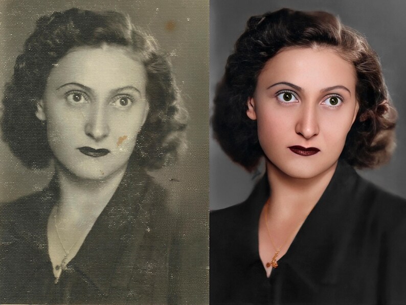 Best Photo Restoration Service! Colorize Image, Improve Quality, Restore Old Picture, Vintage Photo Editing, Fix Blur, Repair Damaged Photo

Professional image restoration applied to a severely damaged black and white family photo. This photo restoration service includes photo repair damage and Photoshop retouching to fix old photo and bring life back to cherished memories. Ideal for memory preservation and vintage photo repair.