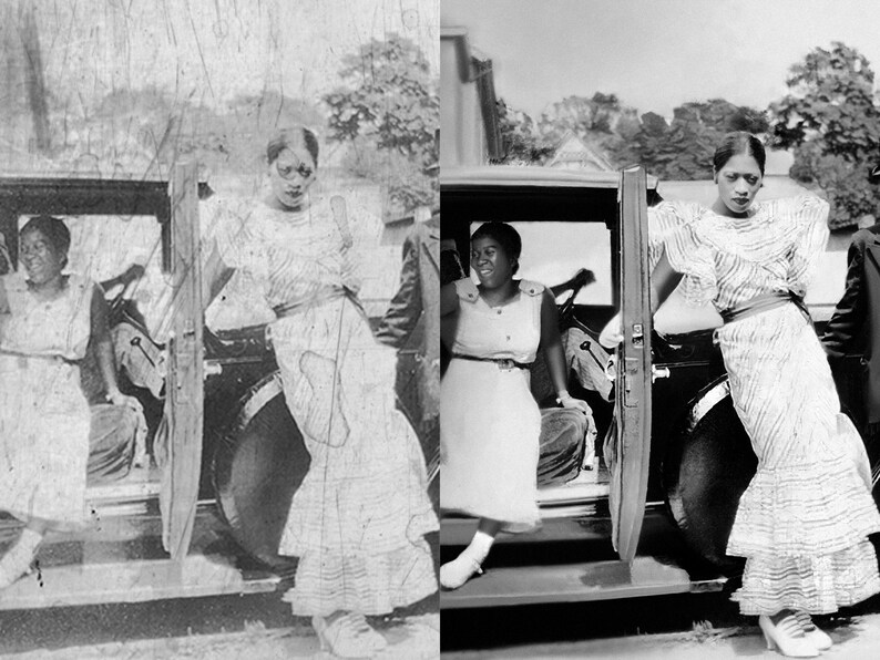 Best Photo Restoration Service! Colorize Image, Improve Quality, Restore Old Picture, Vintage Photo Editing, Fix Blur, Repair Damaged Photo

Vintage black and white family portrait restored with photo repair damage tools and Photoshop expert skills. Our restoration service is perfect for memory preservation, bringing out fine details and correcting years of wear with professional photo retouching and image restoration expertise.