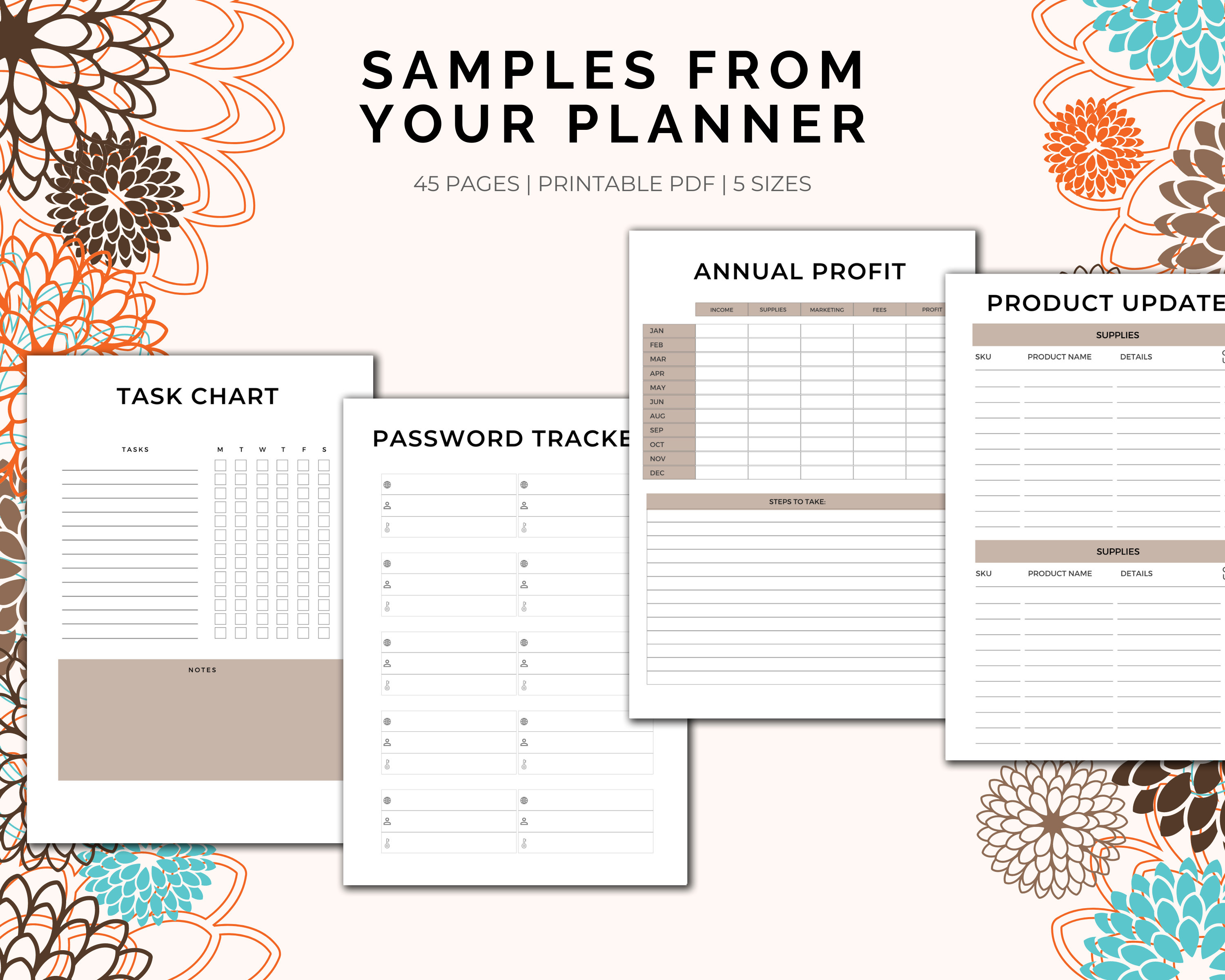 Etsy Business Planner Printable Instant Download Etsy | Etsy