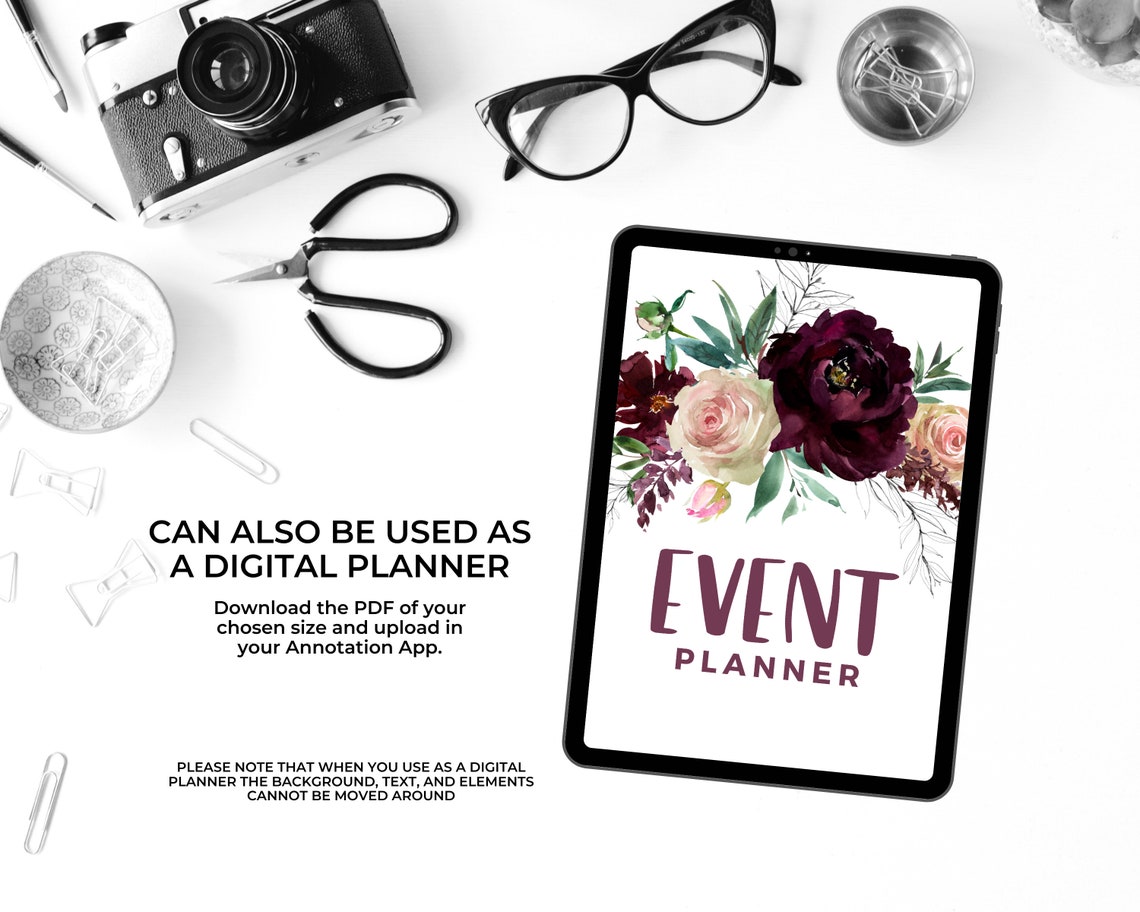 Event Planner Printable Instant Download Event Management - Etsy
