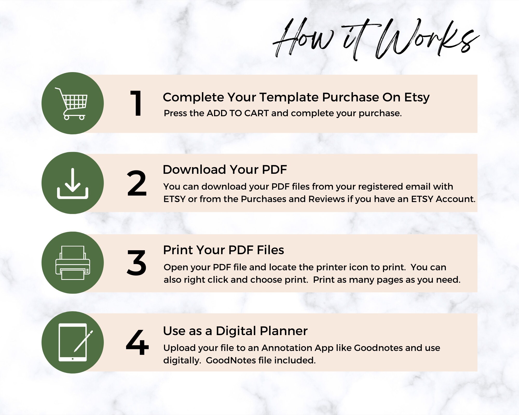 Digital Product Business Planner: Printable Goodnotes Planner (PDF ...