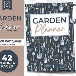 Gardening Planner Printable | Garden Planner | Garden Journal | Garden Organizer | Gardening Logbook | Gardening Checklist