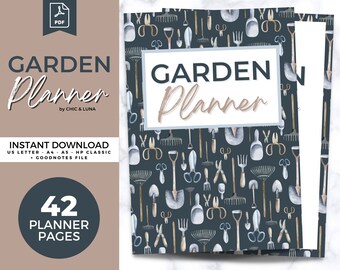 Garden Planner Printable: 42-Page Gardening Journal (PDF)