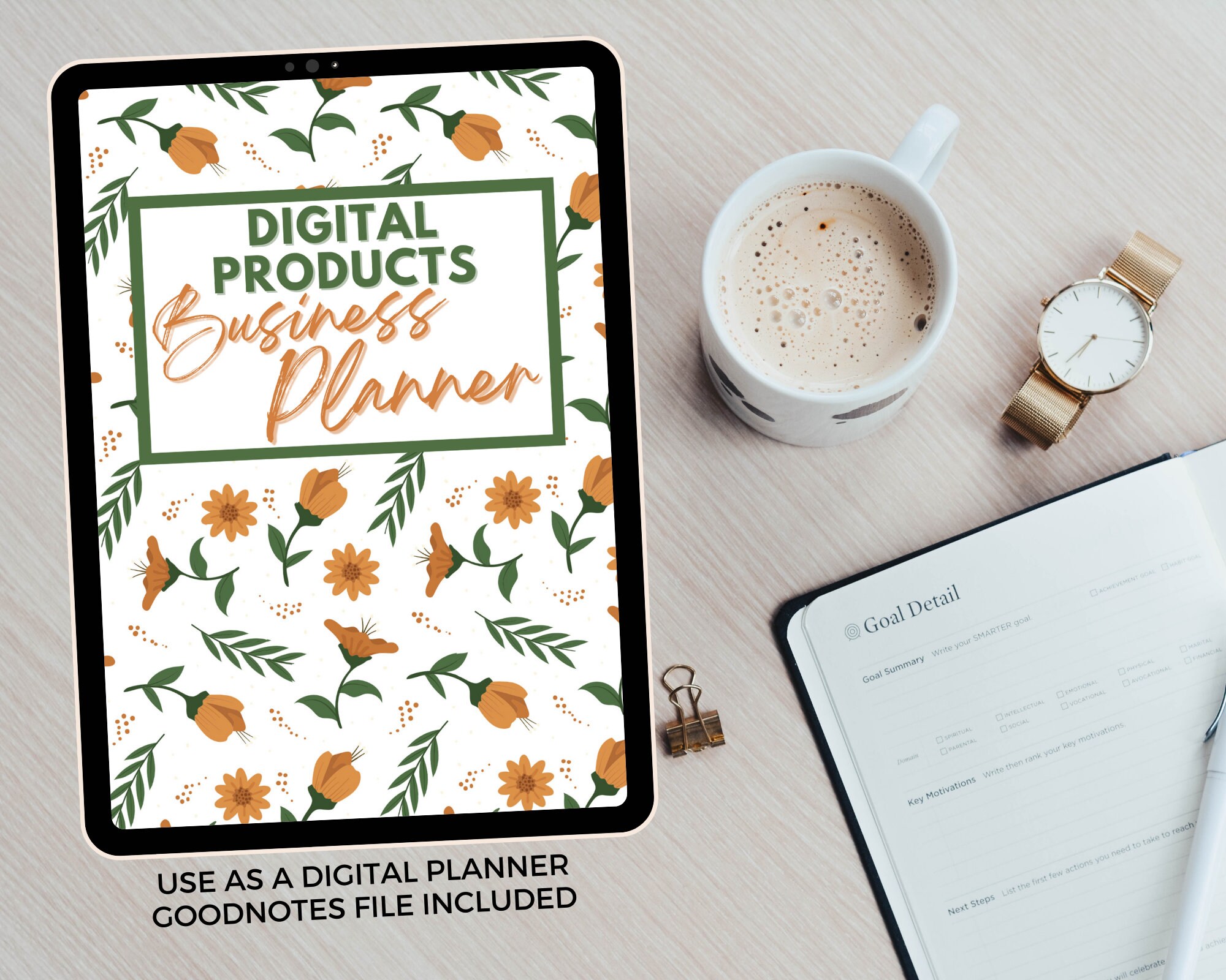Digital Product Business Planner: Printable Goodnotes Planner (PDF ...