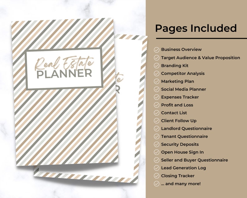Real Estate Agent Planner Printable Realtor Checklist - Etsy