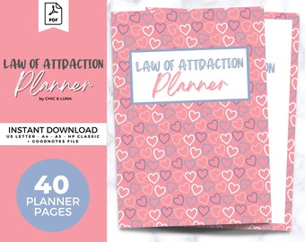 Law of Attraction Printable Planner: Manifestation Journal (PDF)