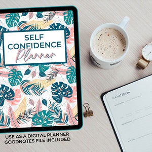 Self Confidence Planner - Printable - Digital Self Care Worksheets ...